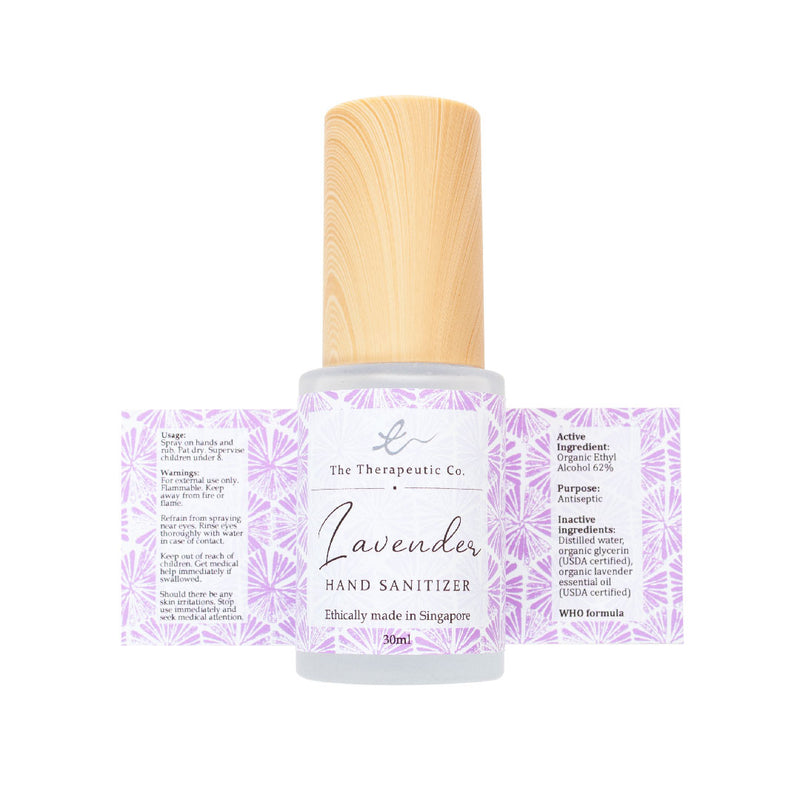 Lavender hand sanitizer