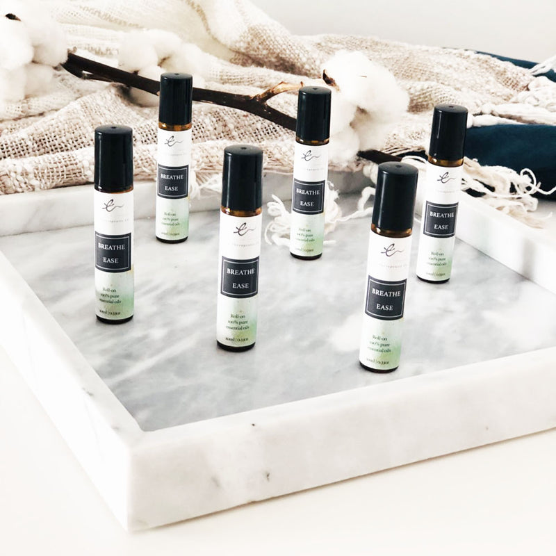 Aromatherapy roll-ons for nose allergies